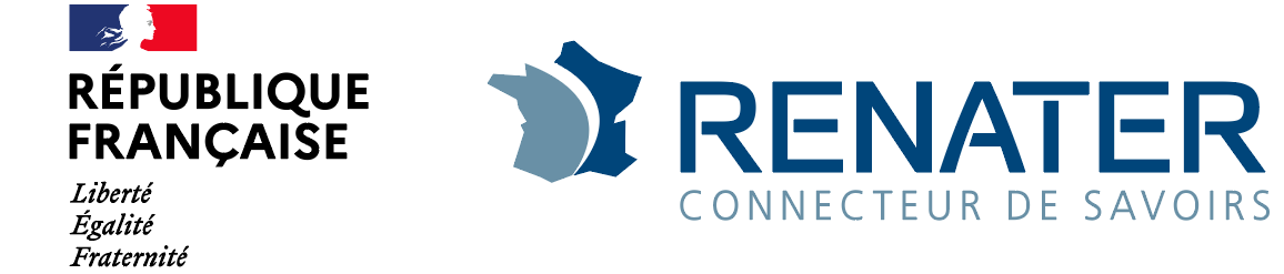 Logo de Renater - hébergeur Français 🇫🇷